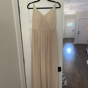 Cream/Champagne bridesmaids dress